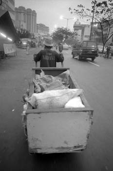 Transporte callejero, Indonesia