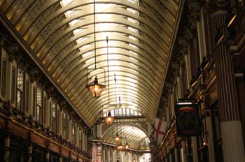 Interior de Leadenhall Market, Londres