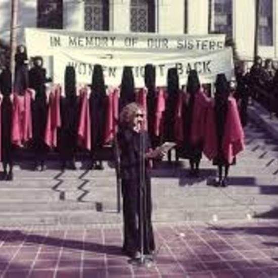 Suzanne LAcy In mourning