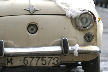 Coches nevados, Madrid