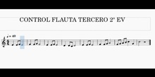 PARTITURA FLAUTA TERCERO 2ª EV
