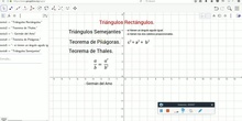 Triangulos. Pitagoras y Thales.