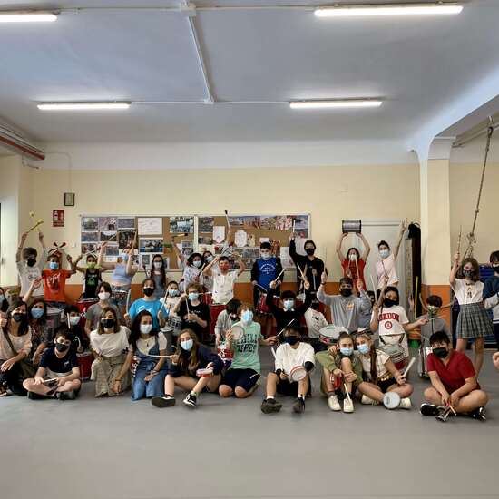 Taller de batucada AFA 01 - 6º Ed. Primaria