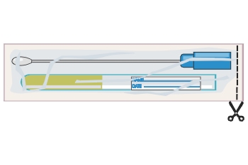 Muestreo y tratamiento. Envase de agar
