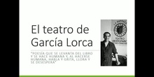 Tema 5. Teatro de Lorca. Etapas y obras