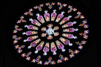 Vidriera de la catedral de Arucas