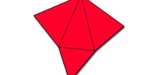 Desarrollo de una pirámide trigonal