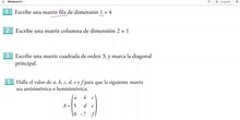 Tipos de Matrices