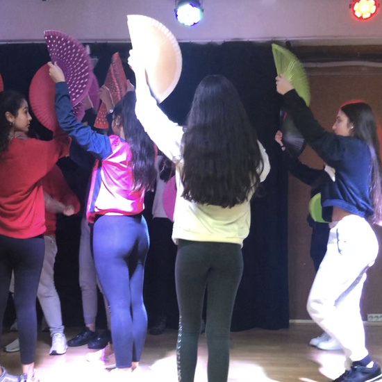 2019 12 12 Taller de Flamenco en el IES Satafi 4