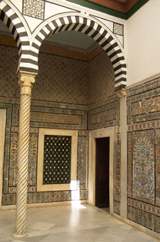 Detalle sala, Museo del Bardo, Túnez