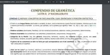 Vídeo tutorial. Unidad 1 (gramática)