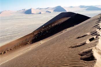 Ladera de duna, Namibia