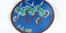 Distintivo del avión Savoia 79 Grupo 5-G-28, Museo del Aire de M