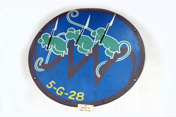 Distintivo del avión Savoia 79 Grupo 5-G-28, Museo del Aire de M