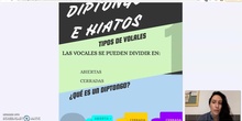 DIPTONGOS E HIATOS INFOGRAFÍA+VÍDEO
