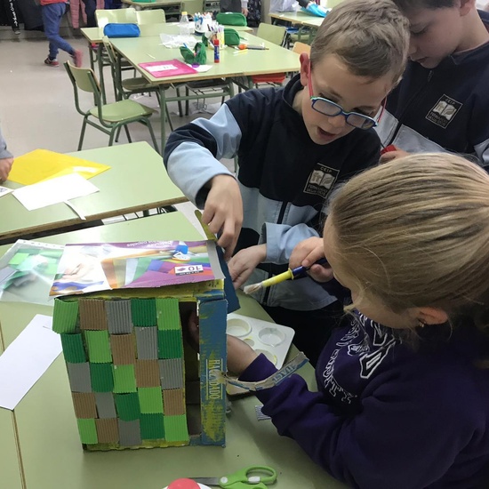 2019_02_08_1º y 2º construye una maqueta del cole_Proyecto The Great Plant Hunt_CEIP FDLR_Las Rozas 7