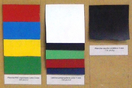 Planchas de PVC