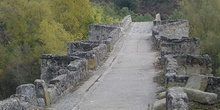 Vista del pretil del puente de Capella. Huesca