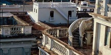 Vista de azoteas y edificios, Cuba