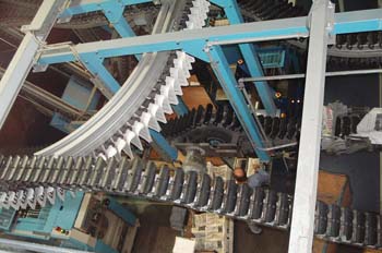 Empaquetado en la salida del producto impreso