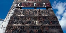Cartel en memoria del Cardenal Juan Jesús Posadas, Calafia, Méxi