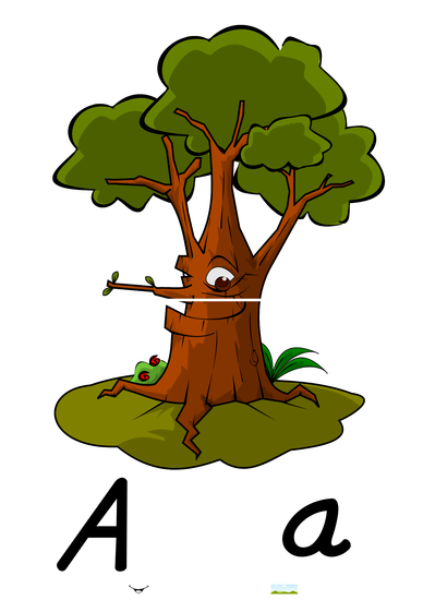 Decoración letra A a