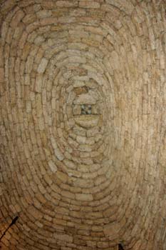 Techo de construcción típica manchega, Museo del carro, Tomellos