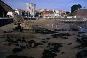 Vista general de Candás, Principado de Asturias