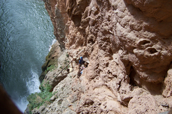 Pasarela, Monasterio de Piedra, Nuévalos, Zaragoza