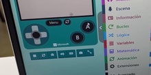 Utiliza las herramientas de dibujo de MakeCode Arcade para crear tus personajes