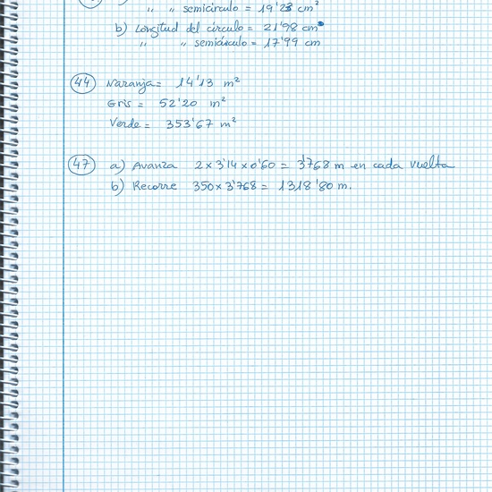 soluciones ejercicios de mates 6º 2