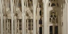 Detalle de la maqueta de la Sagrada Familia, Barcelona
