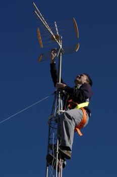 Orientación antena