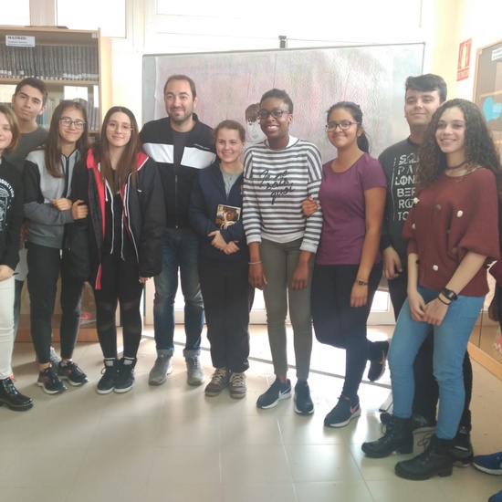 Visita del escritor Nando López_20180404_2