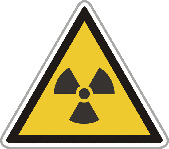Peligro materias radiactivas