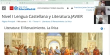 Lírica renacentista, comentarios de texto