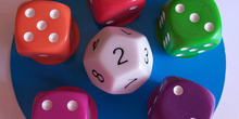 Juego dados: Math dice jr. 1