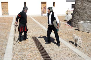 Representación teatral en el Museo del Carro, Tomelloso, Ciudad