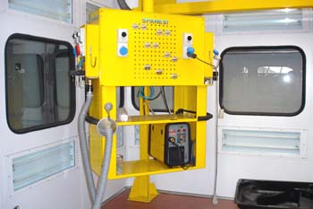 Brazos de alimentación para trabajos en aluminio