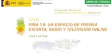 Piña 3.0: un espacio de prensa escrita, radio y televisión on-line.