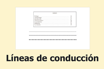 Líneas de conducción