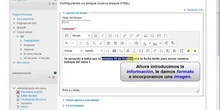 Moodle 2: Bloque HTML