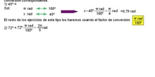 Trigonometría: 8.Conversión - 1