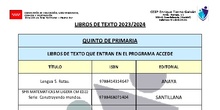 Libros texto 23-24 5º EP