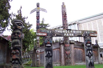 Totem, Parque Thunder Bird, Victoria