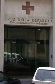 Centro de donación de sangre, Curz Roja Española