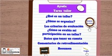 Ayuda: taller de coevaluación en el Aula Virtual