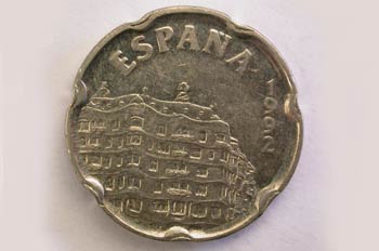 Pesetas,  Olimpiadas, Cara