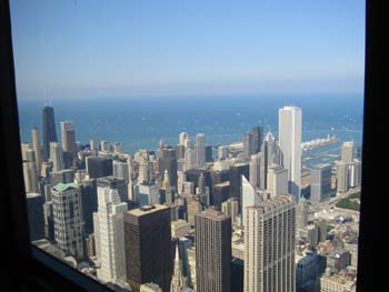 Vistas aéreas de Chicago, Estados Unidos