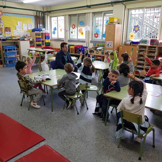 2020_03_04_El alcalde visita Ed Infantil_CEIP FDLR_Las Rozas 4